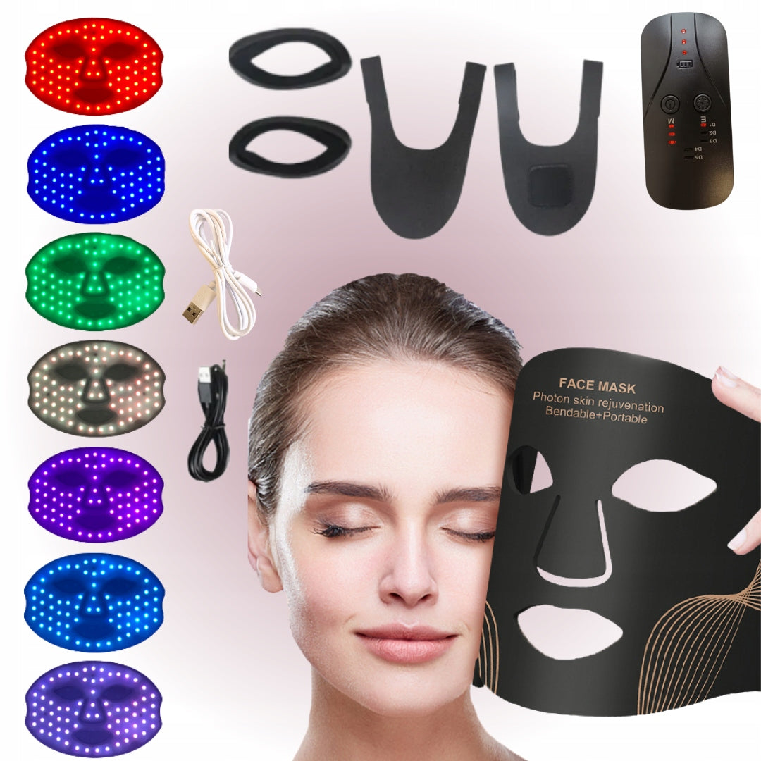 LED Face Mask 7-Color – Light Therapy