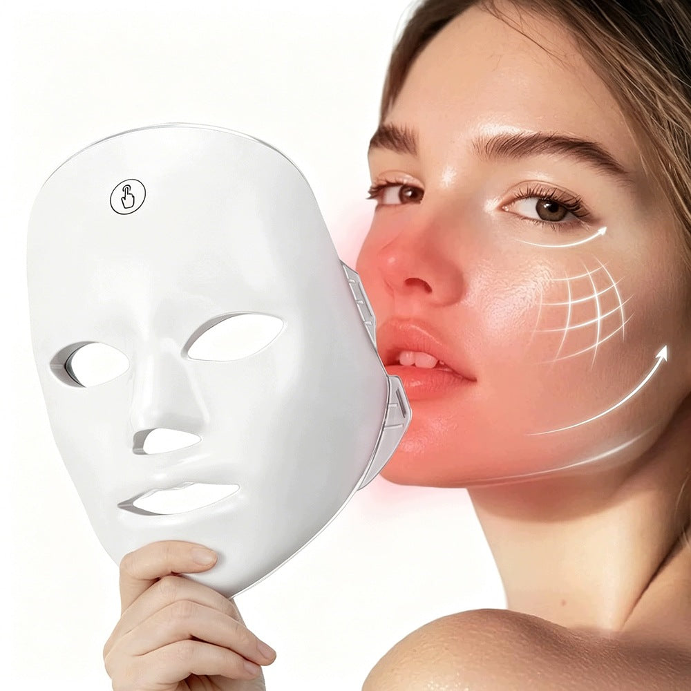 LED Face Mask Photon Therapy Light 7 COLORS Wireless NEW Brand no brand