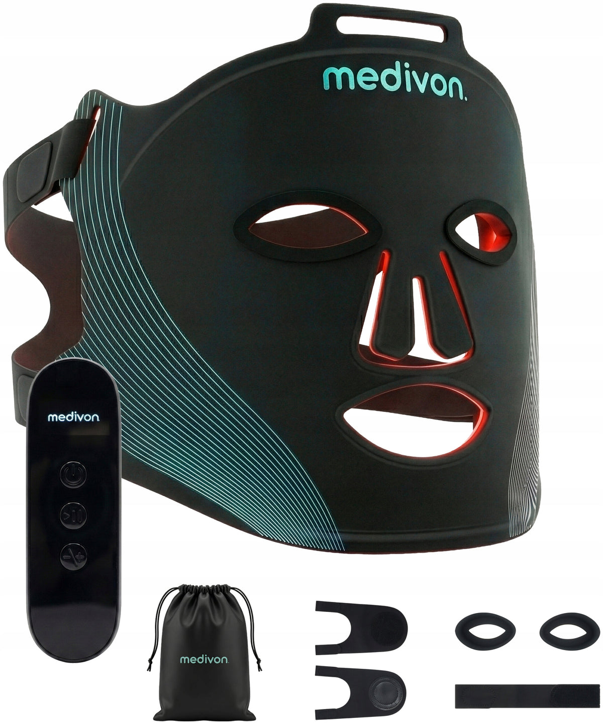 LED Face Mask Photon Therapy Light Cleansing Lifting MEDIVON LUMI