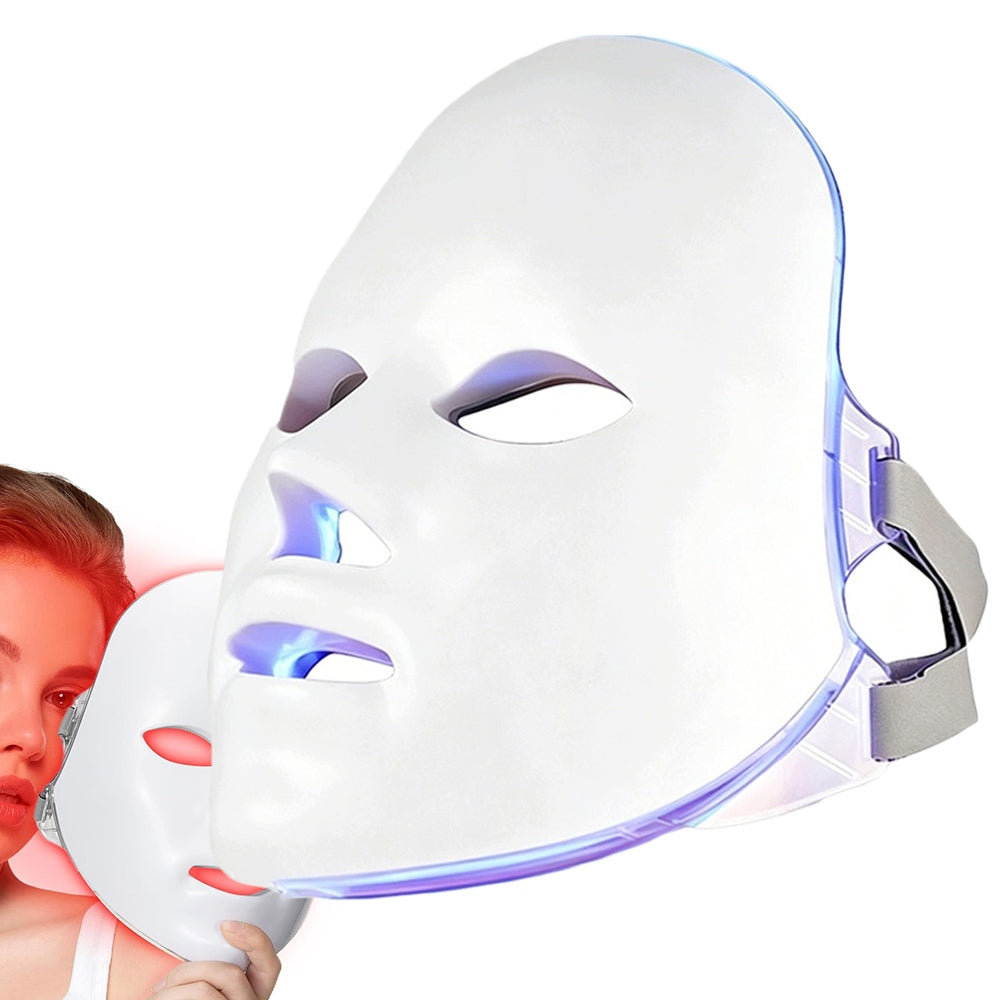 LED Face Mask Professional 7-in-1 Photon Light Therapy