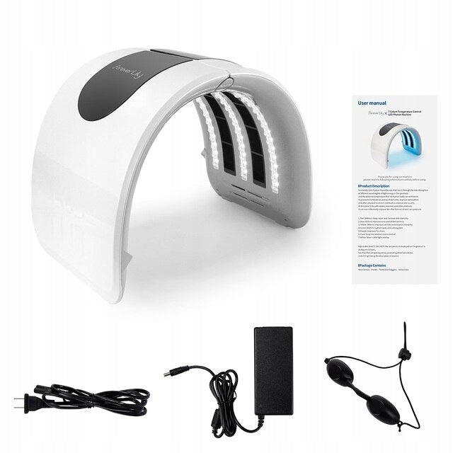 LED Face Photon Therapy Device 7 Colors Foreverlily