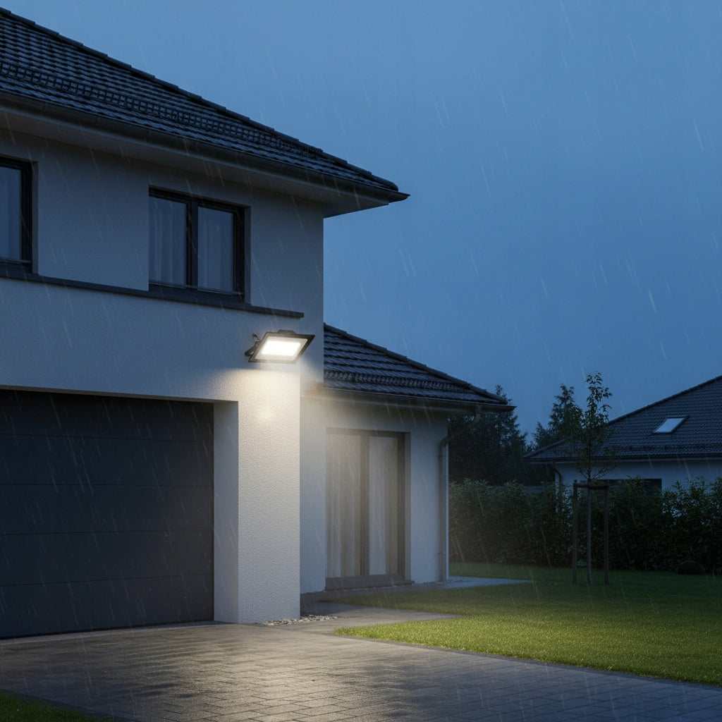 LED Floodlight Headlight LED Lamp 100W 10000lm 4000K Black IP65 Osram Light color white neutral