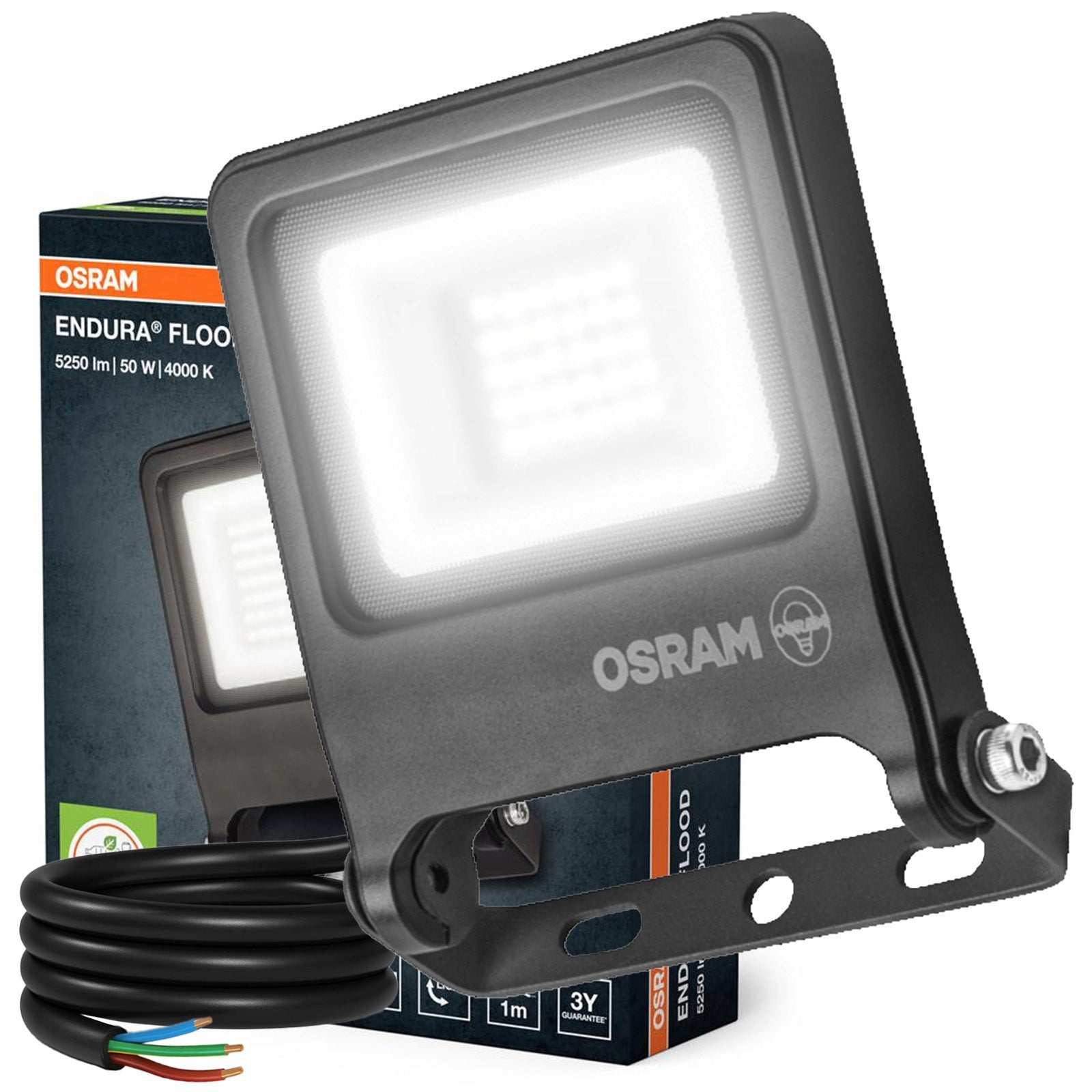 LED Floodlight Outdoor Spotlight 50W 4000K 5000lm IP65 Endura Osram