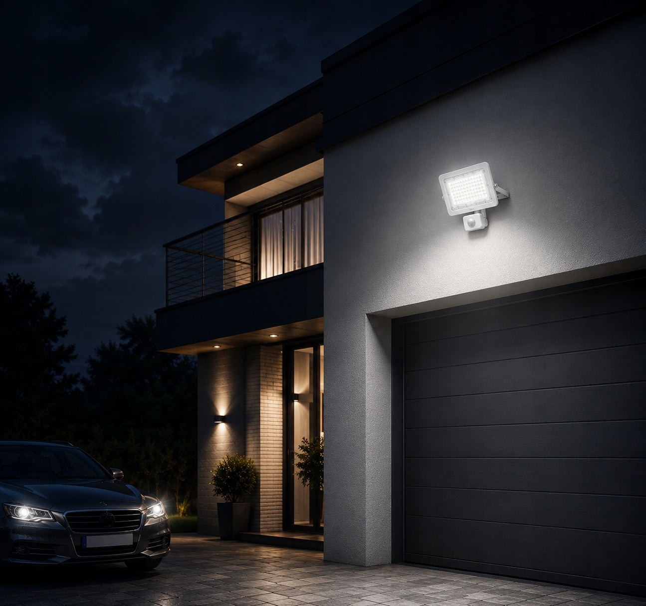 LED Floodlight With Motion Sensor Halogen Construction Headlight Lamp 20W Manufacturer code VIDNAS0110