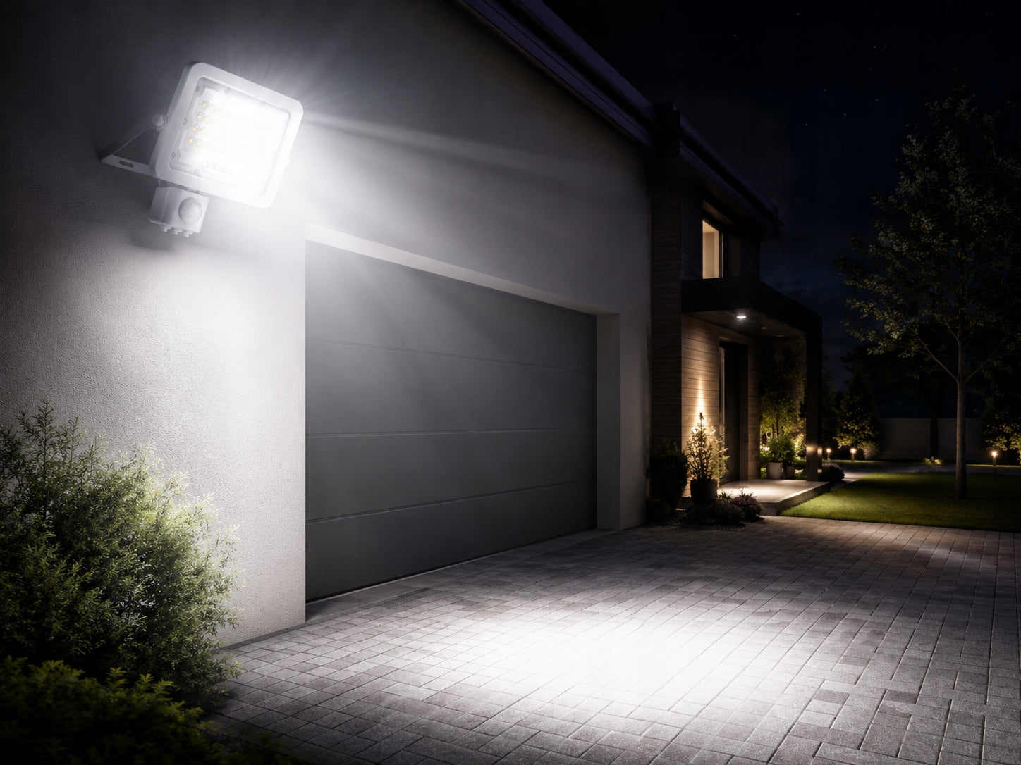 LED Floodlight With Motion Sensor Halogen Construction Headlight Lamp 30W Manufacturer code VIDNAS0115