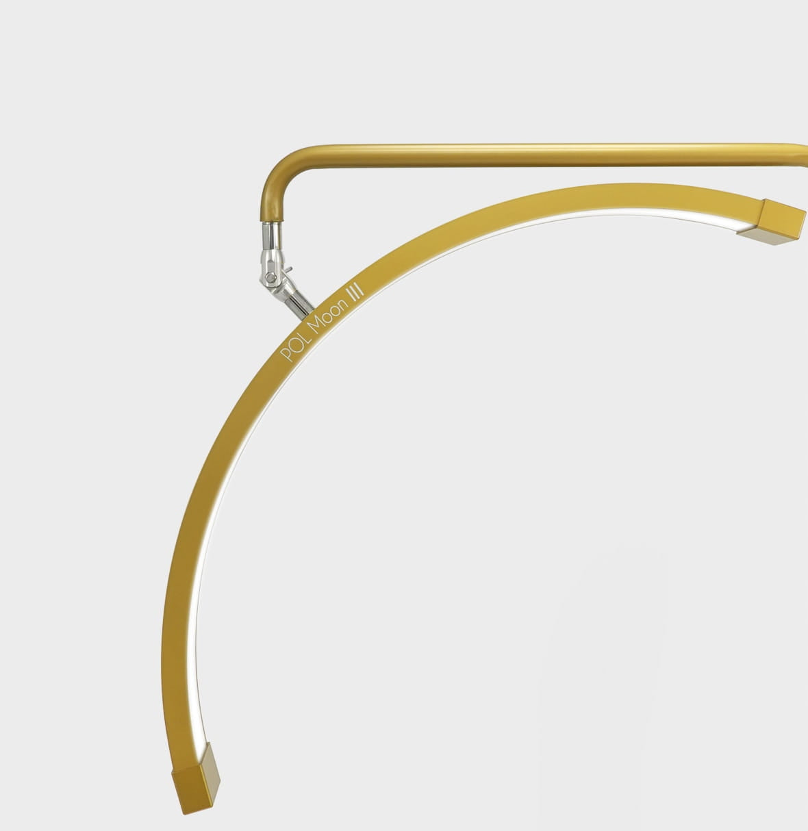 LED Floor Cosmetic Lamp Strong Eyelash Styling Professional Gold