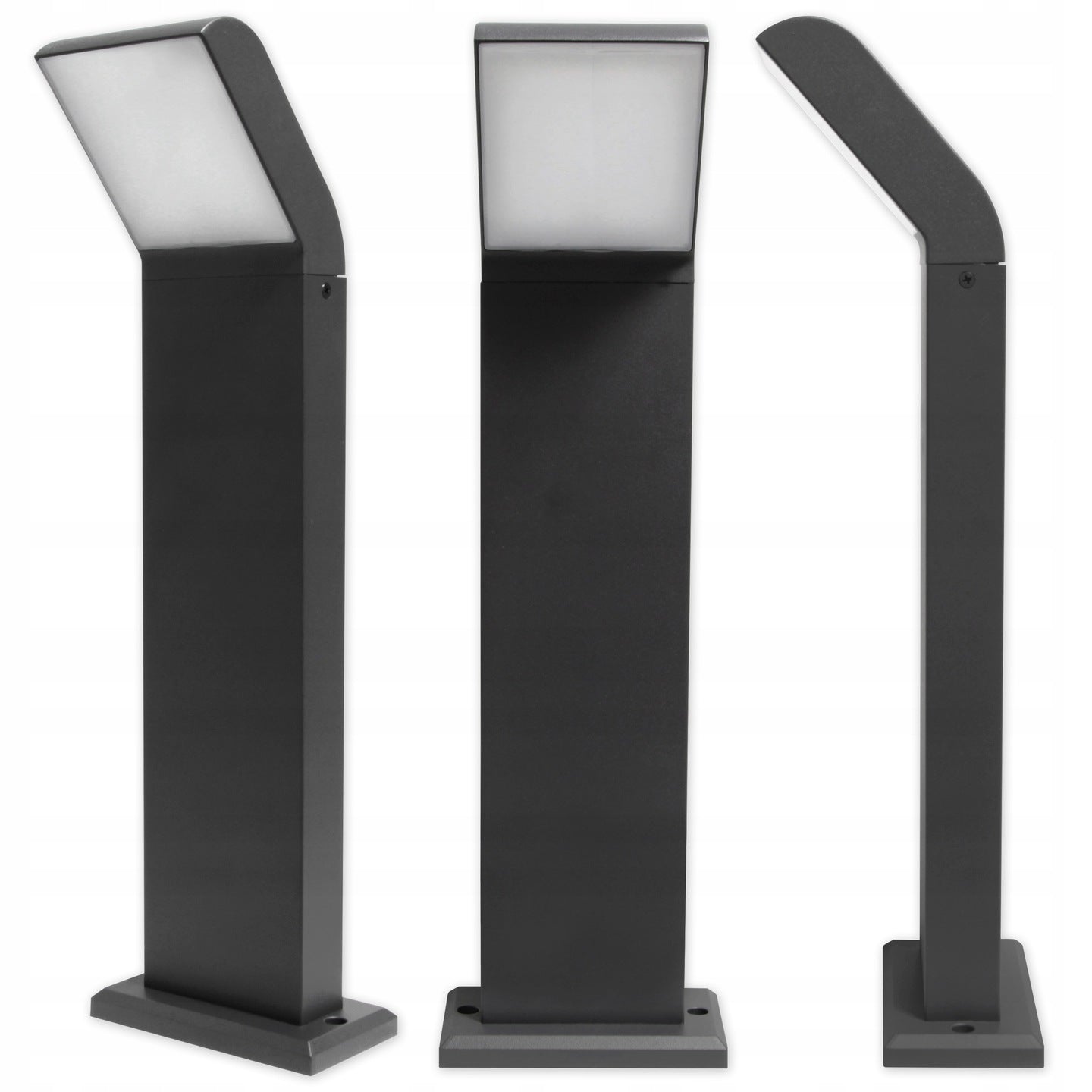 LED GARDEN LAMP OUTDOOR STANDING POST 12W 50cm ANTHRACITE IP54 4000K Brand Masterled