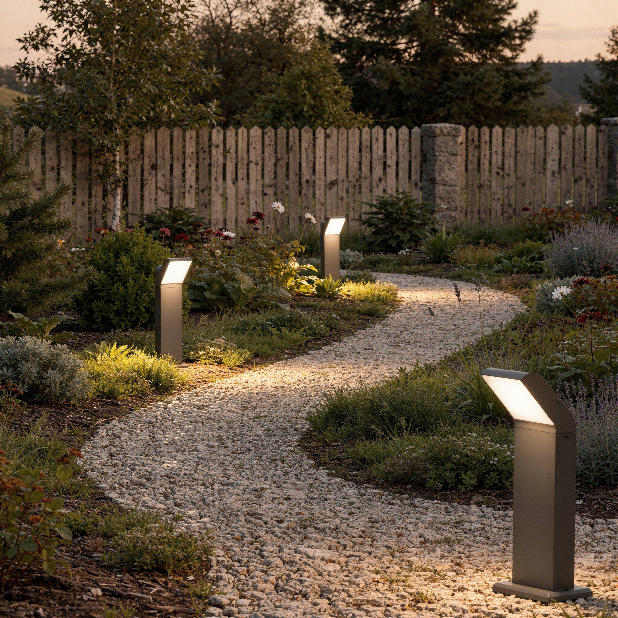 LED GARDEN LAMP OUTDOOR STANDING POST 12W 50cm ANTHRACITE IP54 4000K Manufacturer code 3305