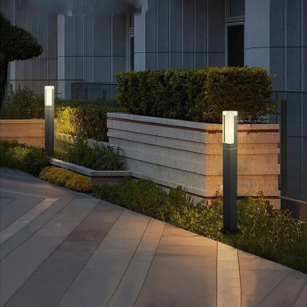 LED GARDEN LAMP SET OF 2 OUTDOOR 6W AC220V 60 cm 4000K Power supply mains