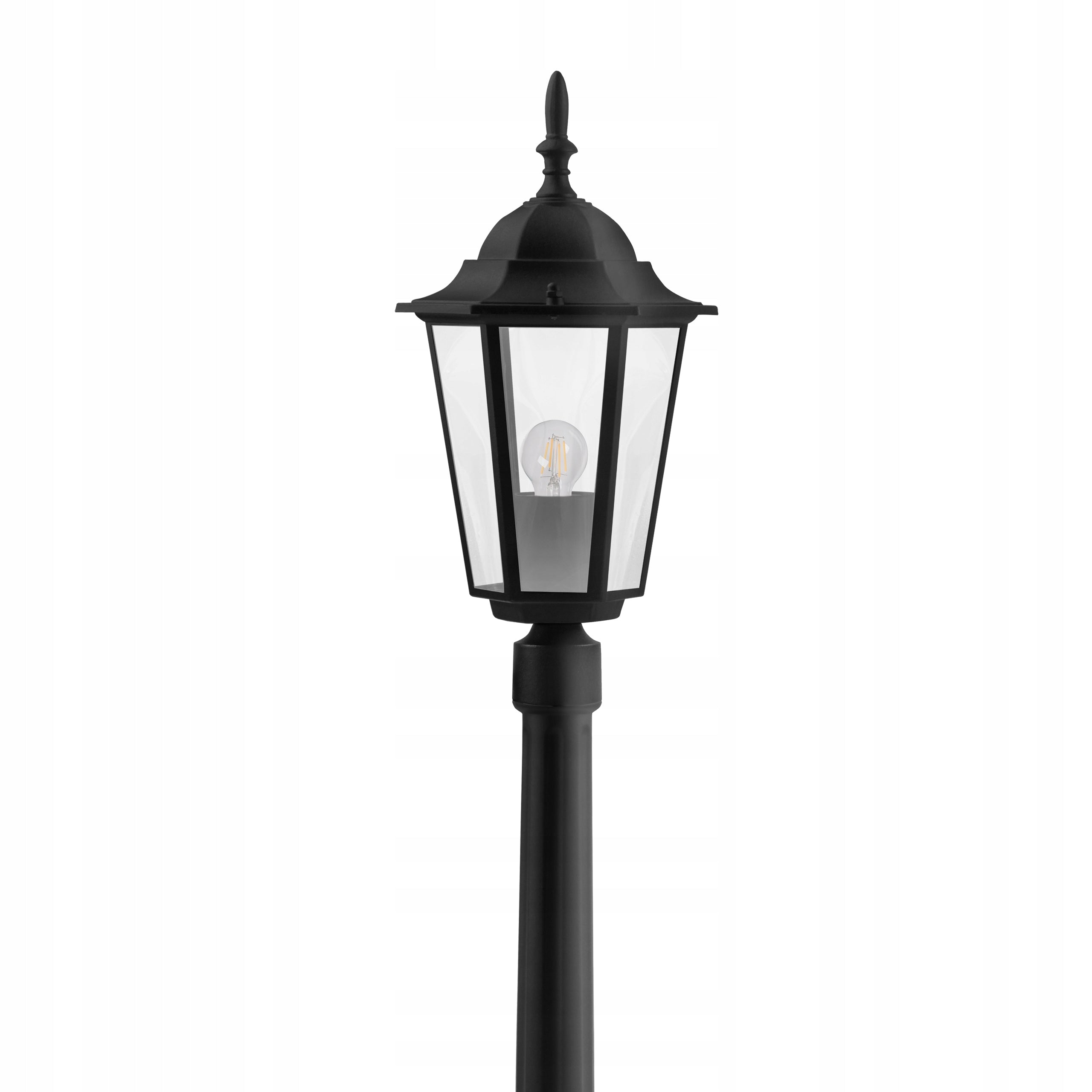 LED Garden Lamp 227cm Standing Outdoor Lantern SŁUP E27 Post Power supply mains