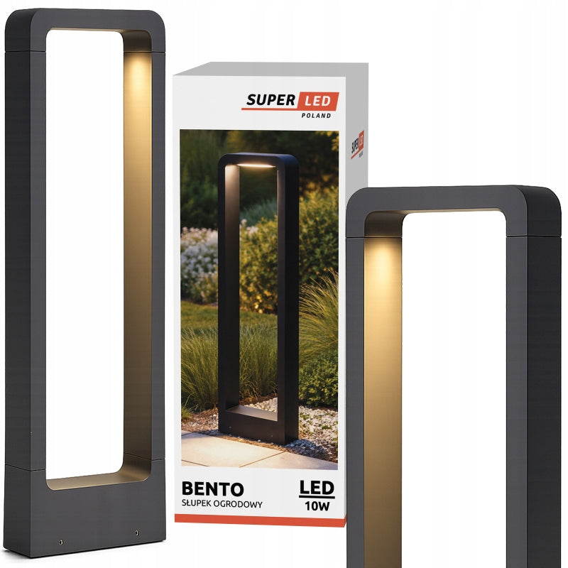 LED Garden Lamp 60 cm 10W 700lm Outdoor Standing Post 4000K SuperLED