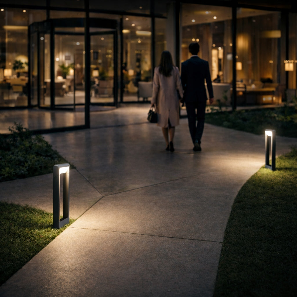 LED Garden Lamp 60cm Outdoor Standing Post LED Adjustable 4000K Packaging status original