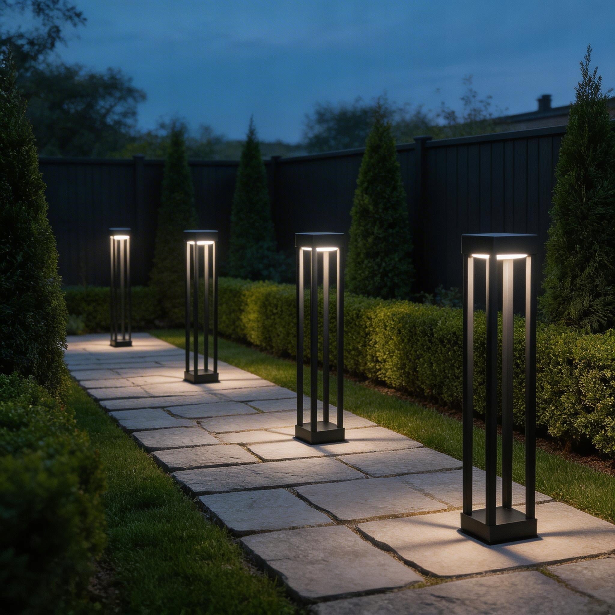 LED Garden Lamp 80cm Outdoor Standing Post GX53 LED IP54 ANTHRACITE Brand no brand