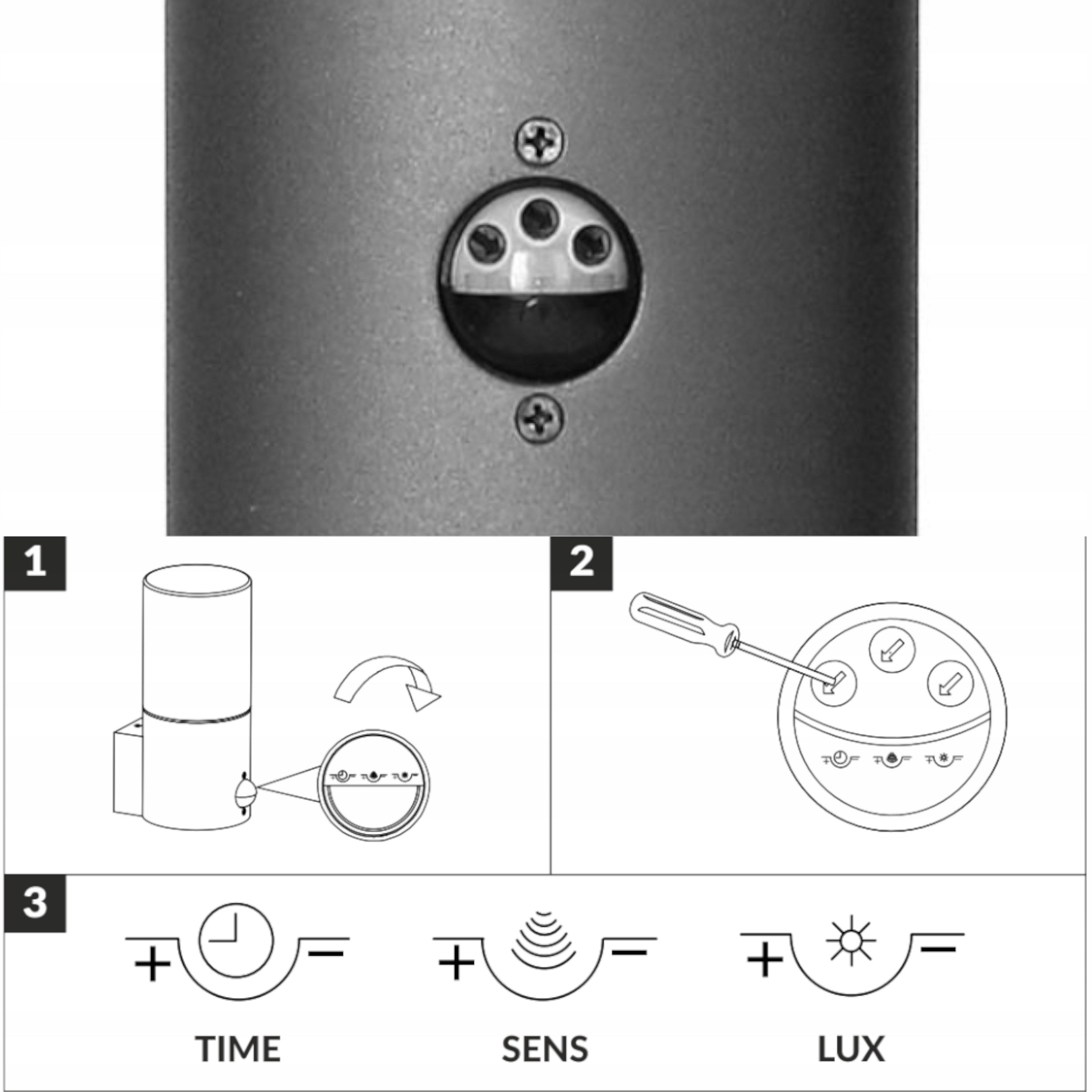 LED Garden Lamp E27 with MOTION SENSOR Standing Garden Post 50cm IP54 EAN (GTIN) 5908254845512