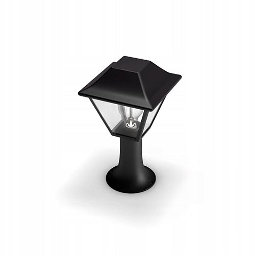 LED Garden Lamp Outdoor PHILIPS ALPENGLOW E27 STANDING POST 30cm Color black