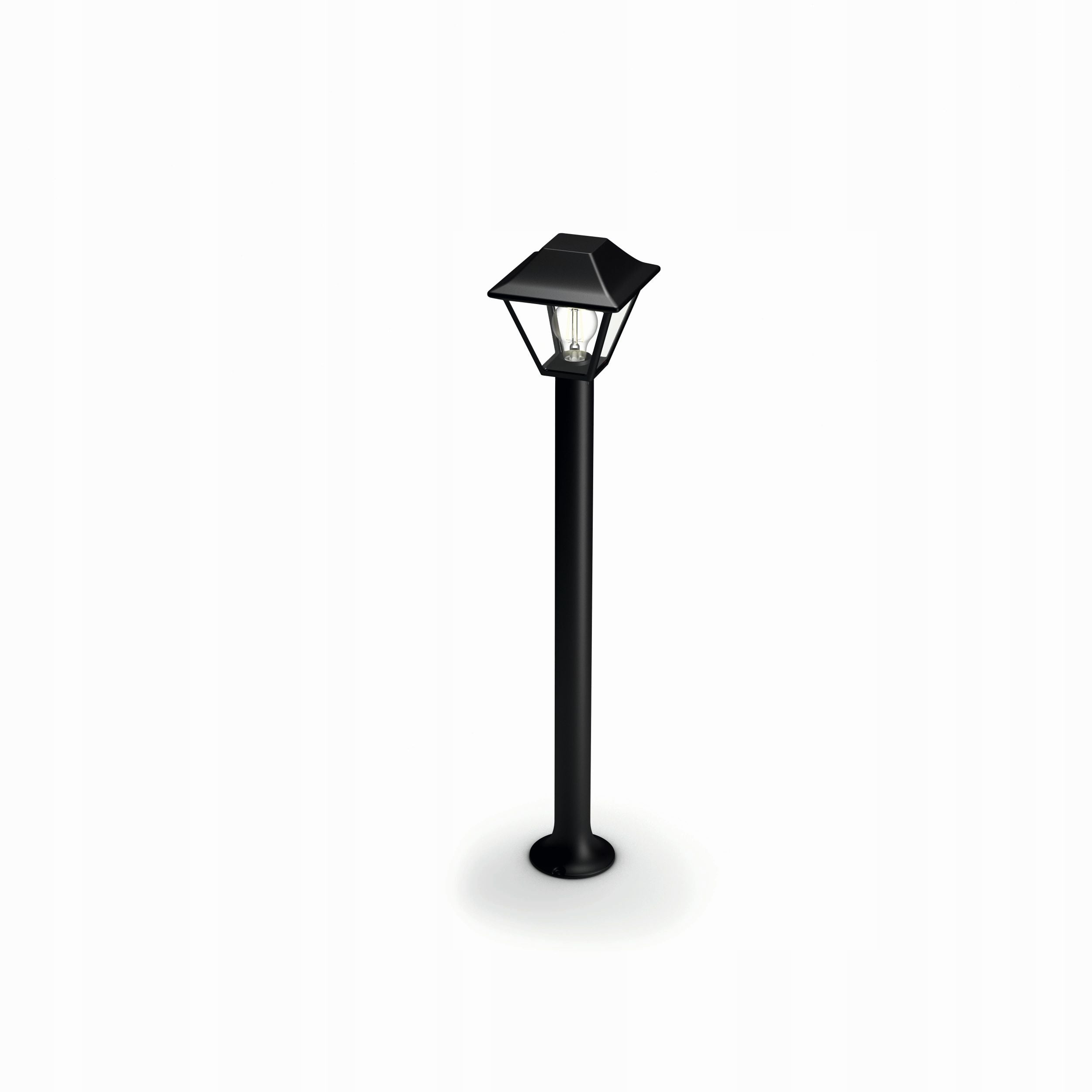 LED Garden Lamp Outdoor PHILIPS ALPENGLOW E27 STANDING POST 90cm Color black
