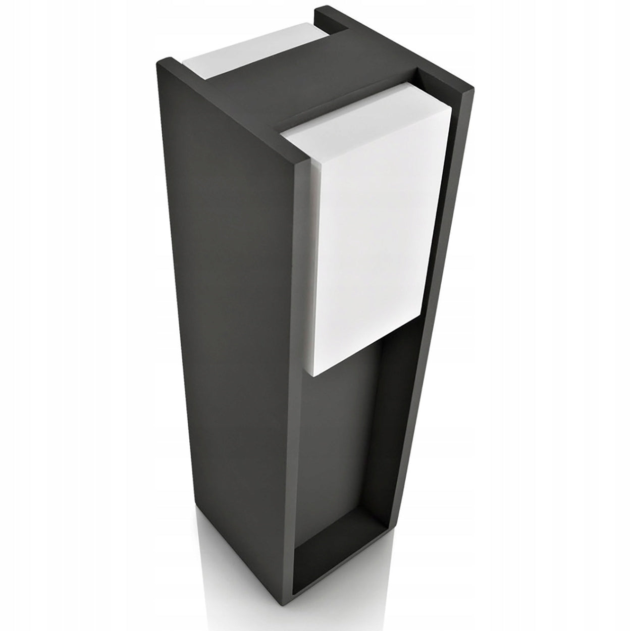 LED Garden Lamp Outdoor PHILIPS BRIDGE E27 IP44 STANDING POST 40cm Color black