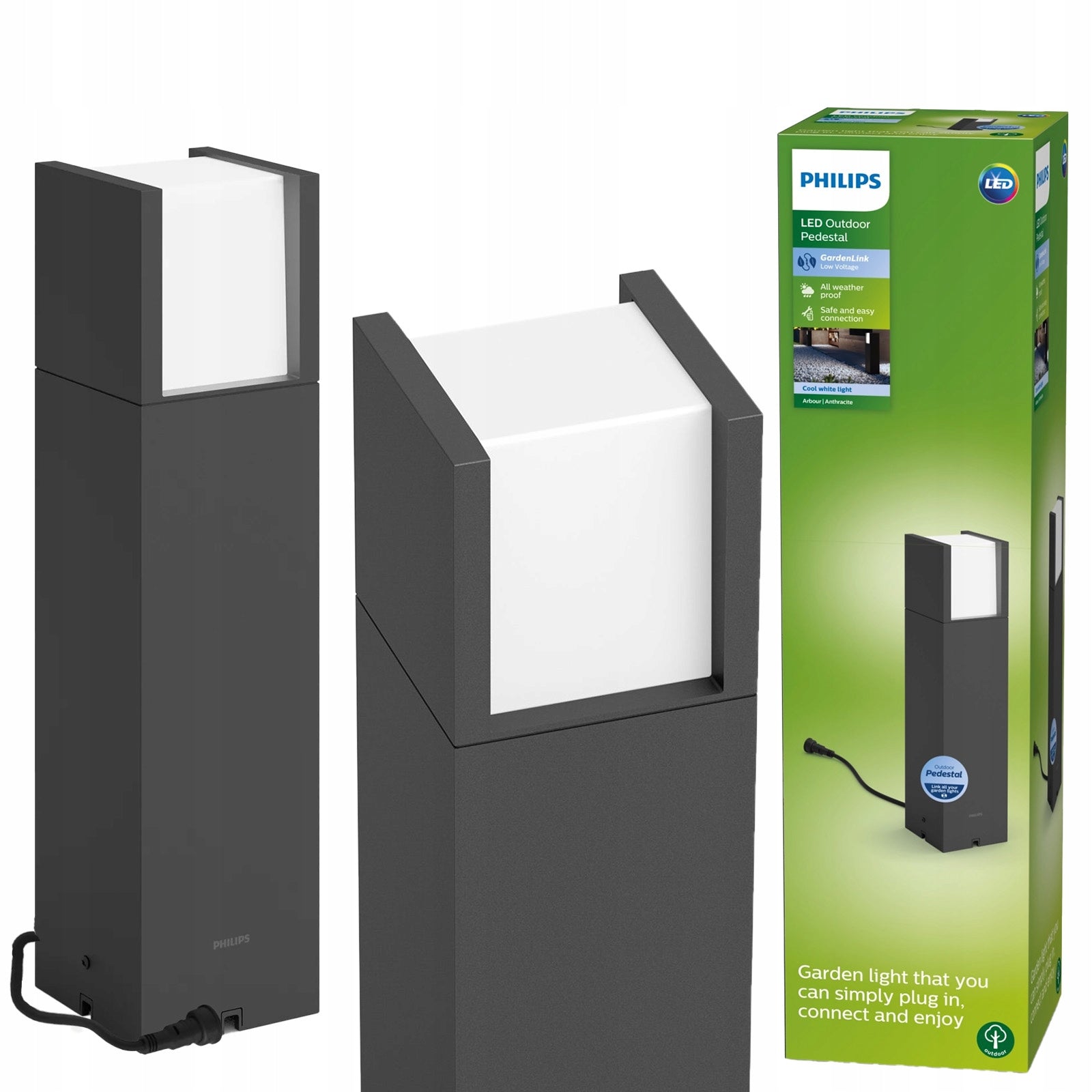 LED Garden Lamp Outdoor Standing 6W 12V Post 40cm ARBOUR PHILIPS