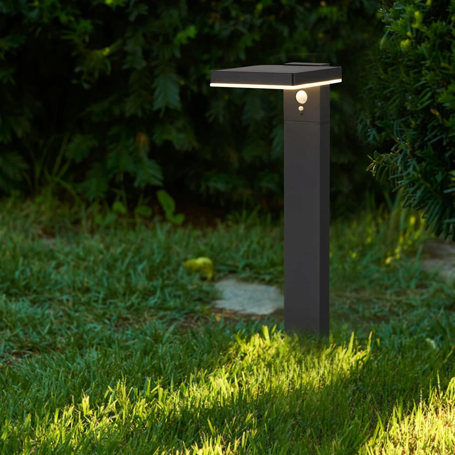 LED Garden Lamp Outdoor Standing Post 50cm Solar POWERFUL LIGHT Thread type built-in LED source