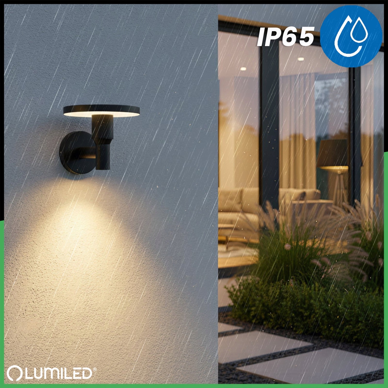 LED Garden Lamp Outdoor Wall Facade Wall Lamp 12W 3 COLORS IP65 Collection Cortus