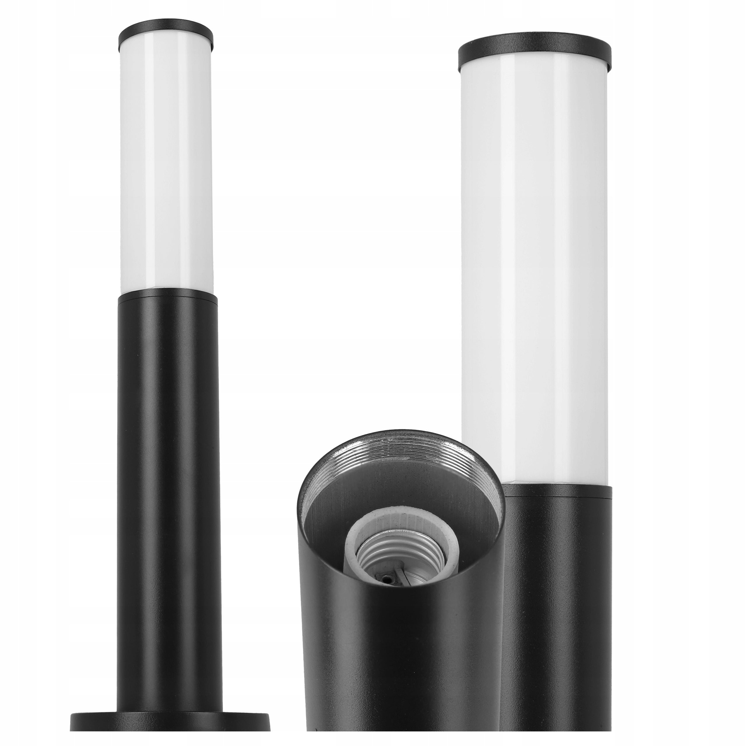 LED Garden Lamp Post 45cm E27 230V IP54 Black Modern PREMIUM