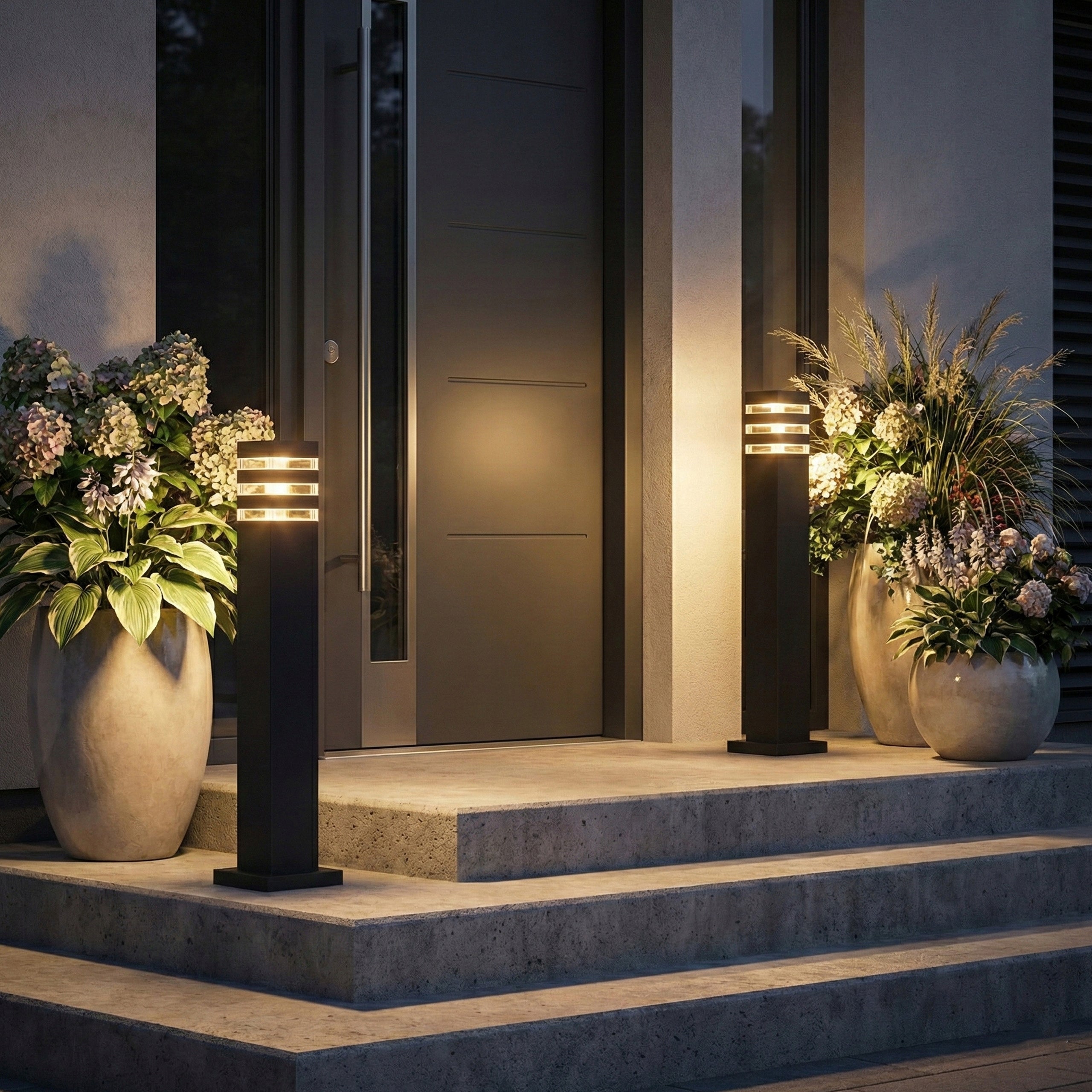 LED Garden Lamp Post 60cm E27 Black Modern Strong PREMIUM 230V Manufacturer code 7108