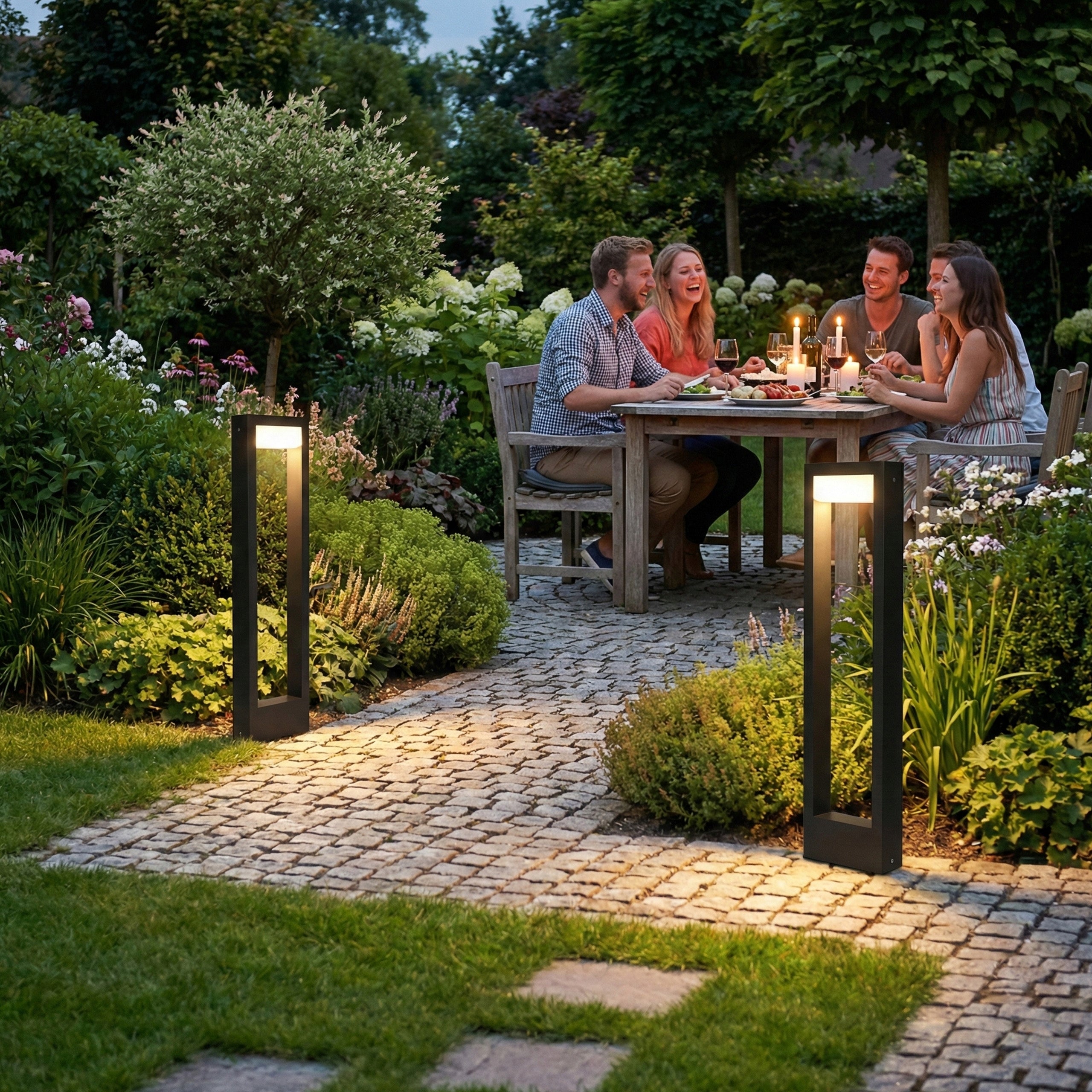 LED Garden Lamp Post 60cm IP44 Black Modern Strong PREMIUM 230V Manufacturer code innaeteERG