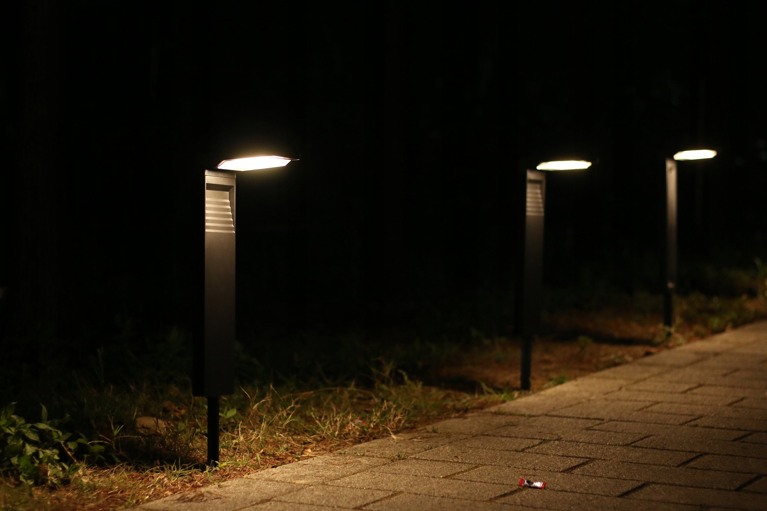 LED Garden Lamp SOLAR 41cm Outdoor LED Standing Post Brand Masterled