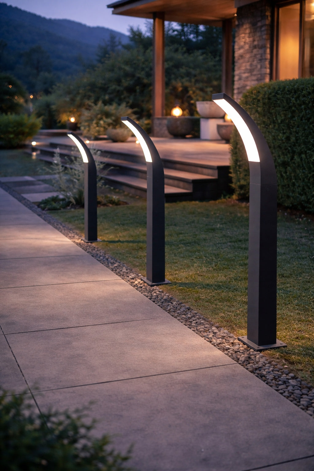 LED Garden Lamp Standing Post 100 cm 12W LED 1320lm 4000K SuperLED Thread type built-in LED source
