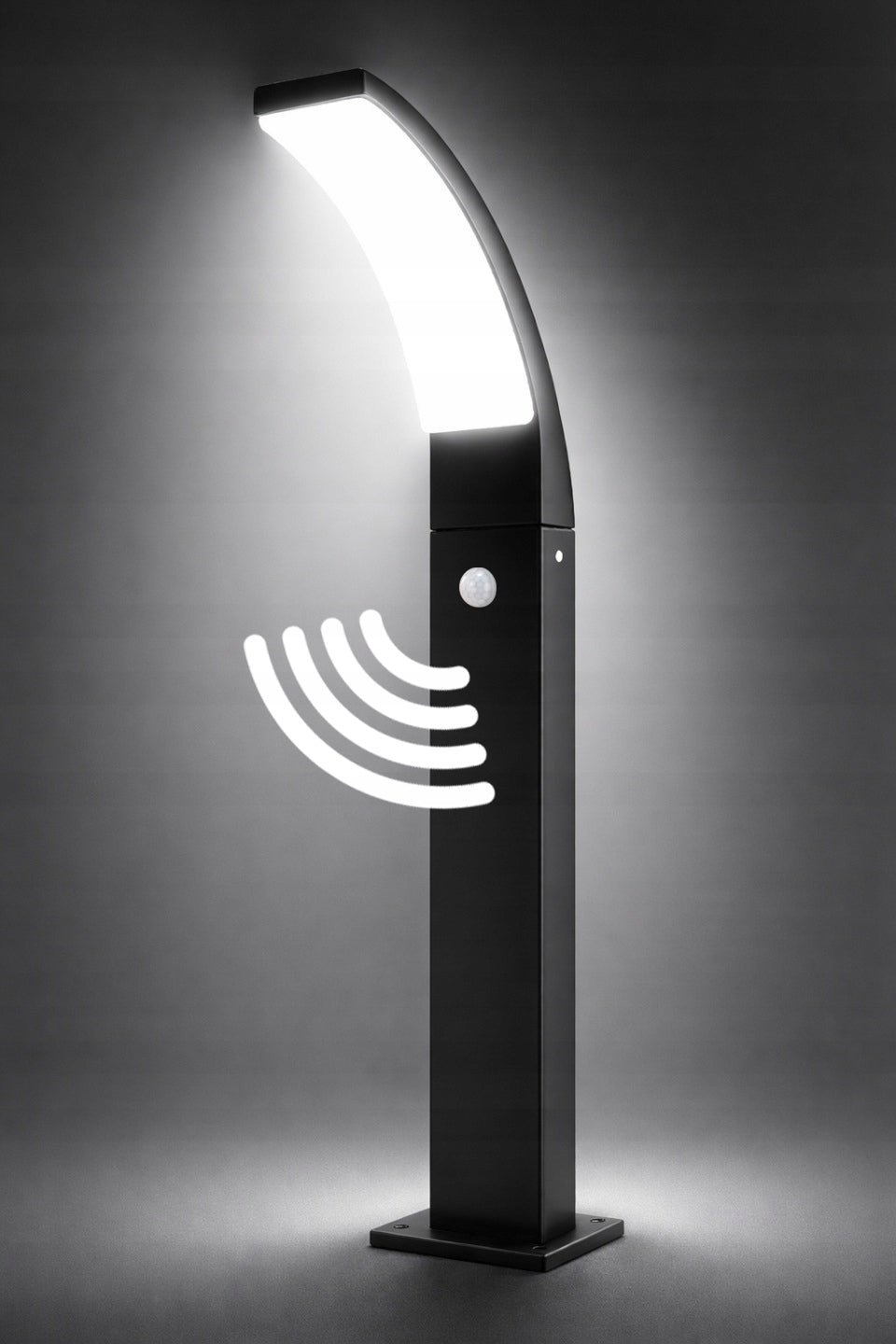 LED Garden Lamp Standing Post 100cm 12W LED 1320lm with PIR Sensor Manufacturer code 8460