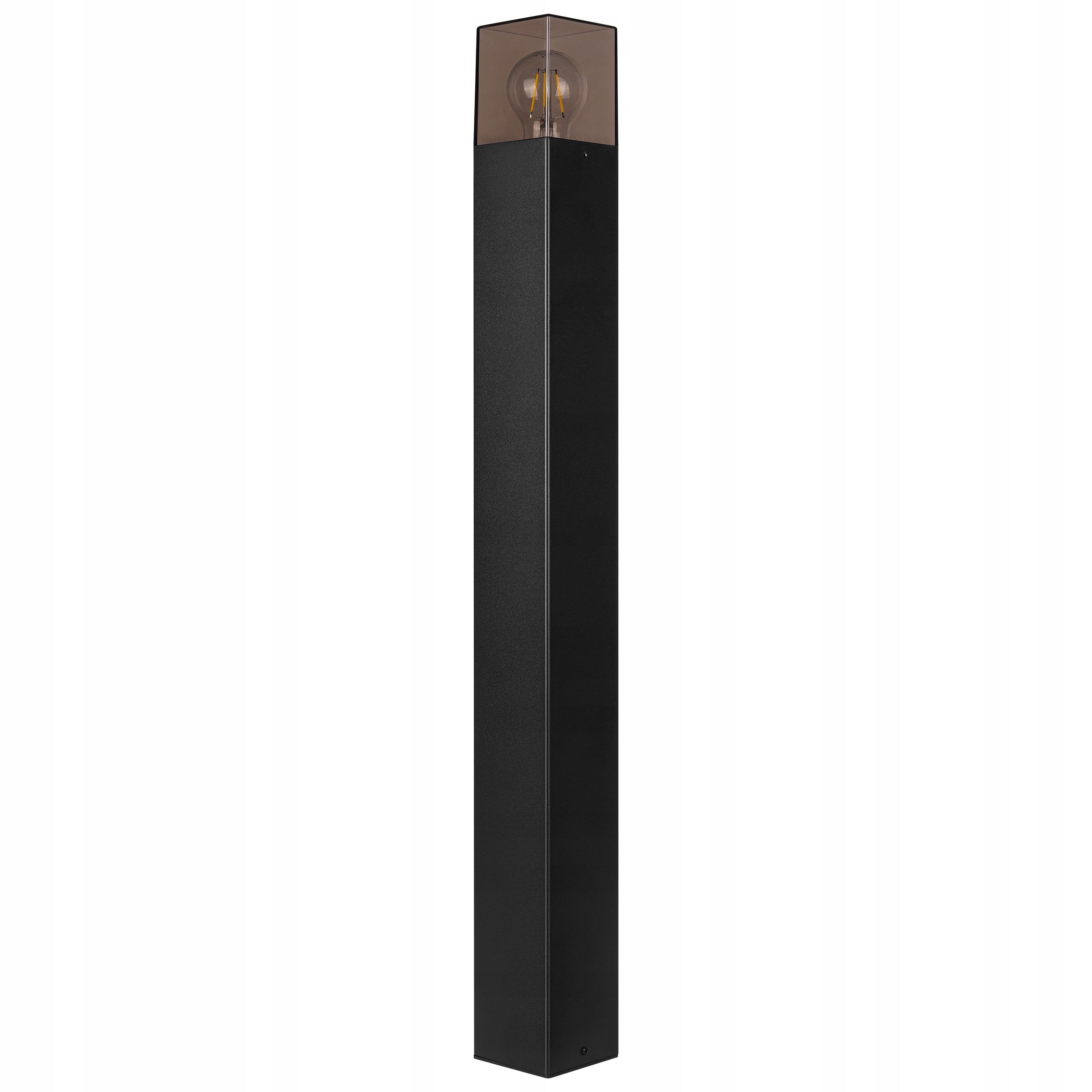 LED Garden Lamp Standing Post 80cm Outdoor E27 BLACK Power supply mains