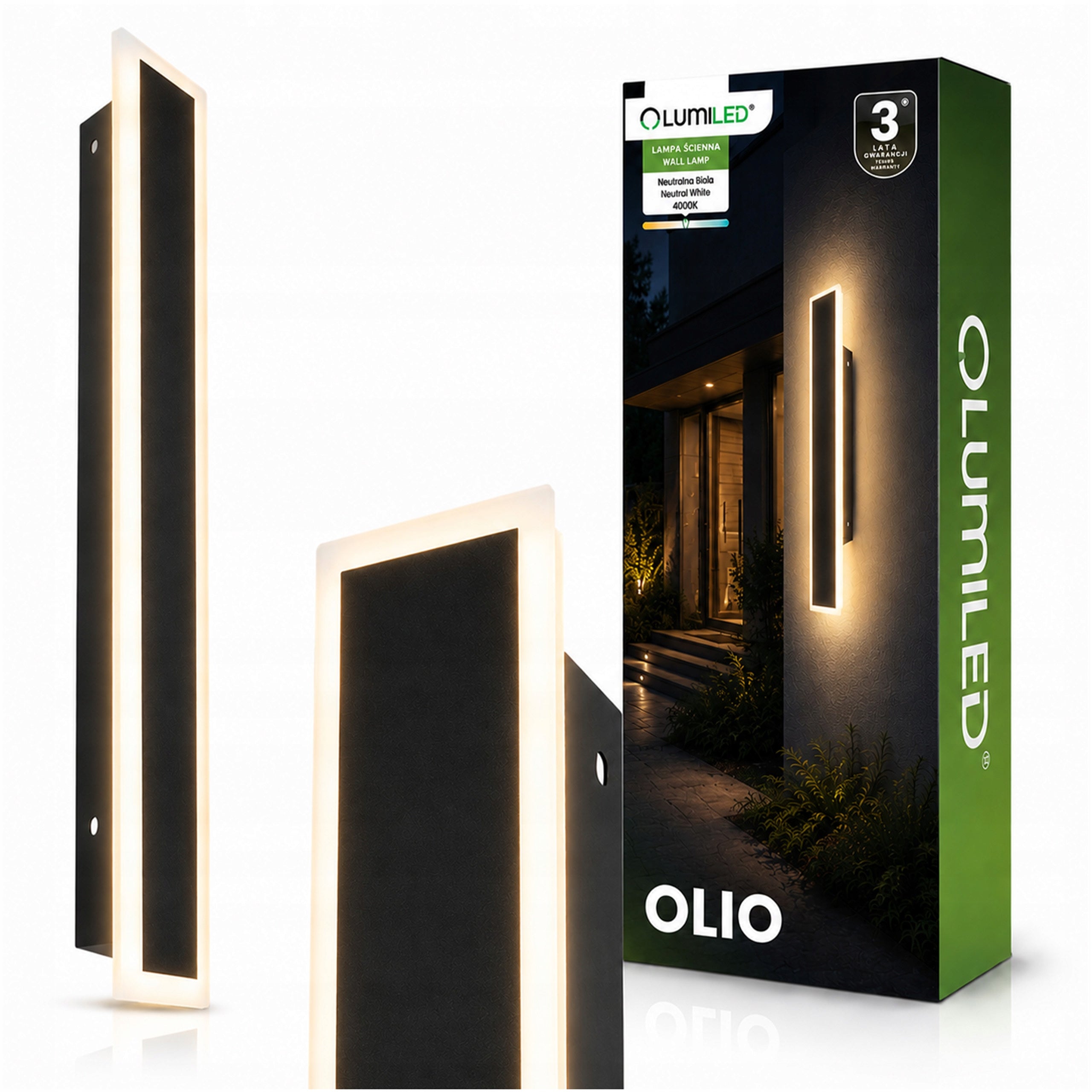 LED Garden Lamp Wall Mounted Facade Wall Lamp 30W 100cm FOR GARDEN