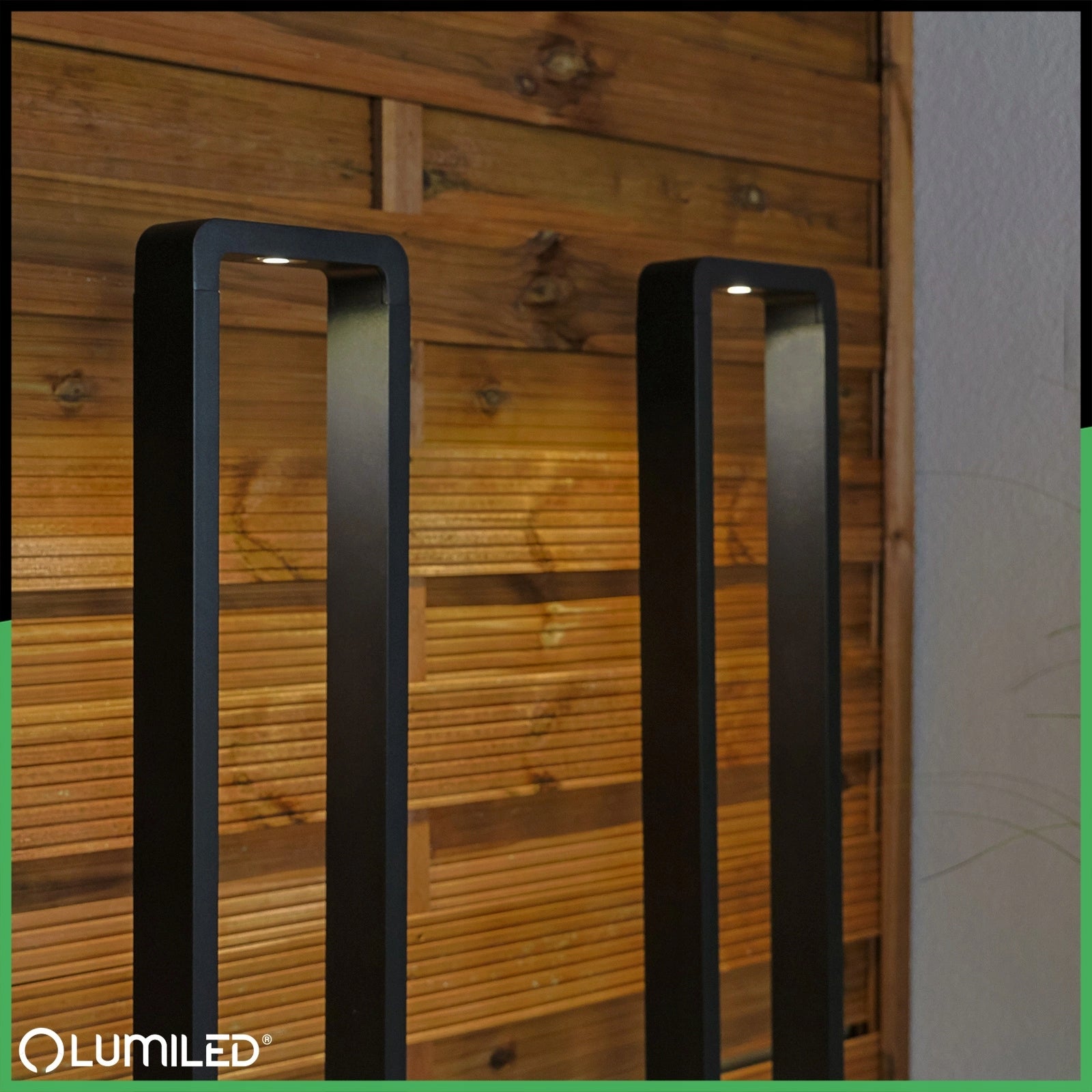 LED Garden Post 10W Outdoor Lamp 80cm Black Modern Erica 4000K Thread type built-in LED source