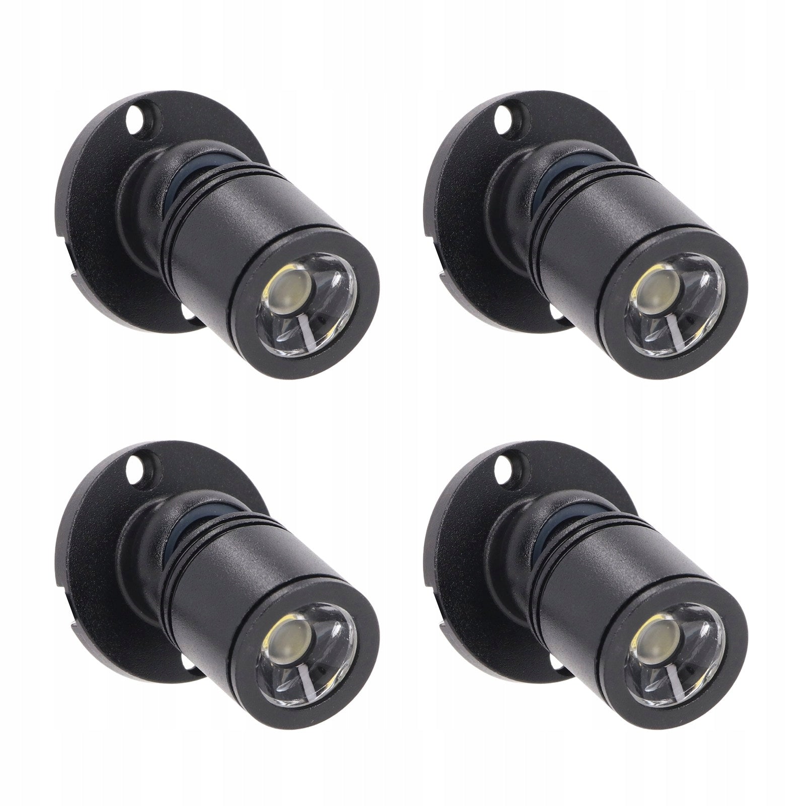 LED Headlight Lamp for USB Displays 5V Warm Light 4 Pcs