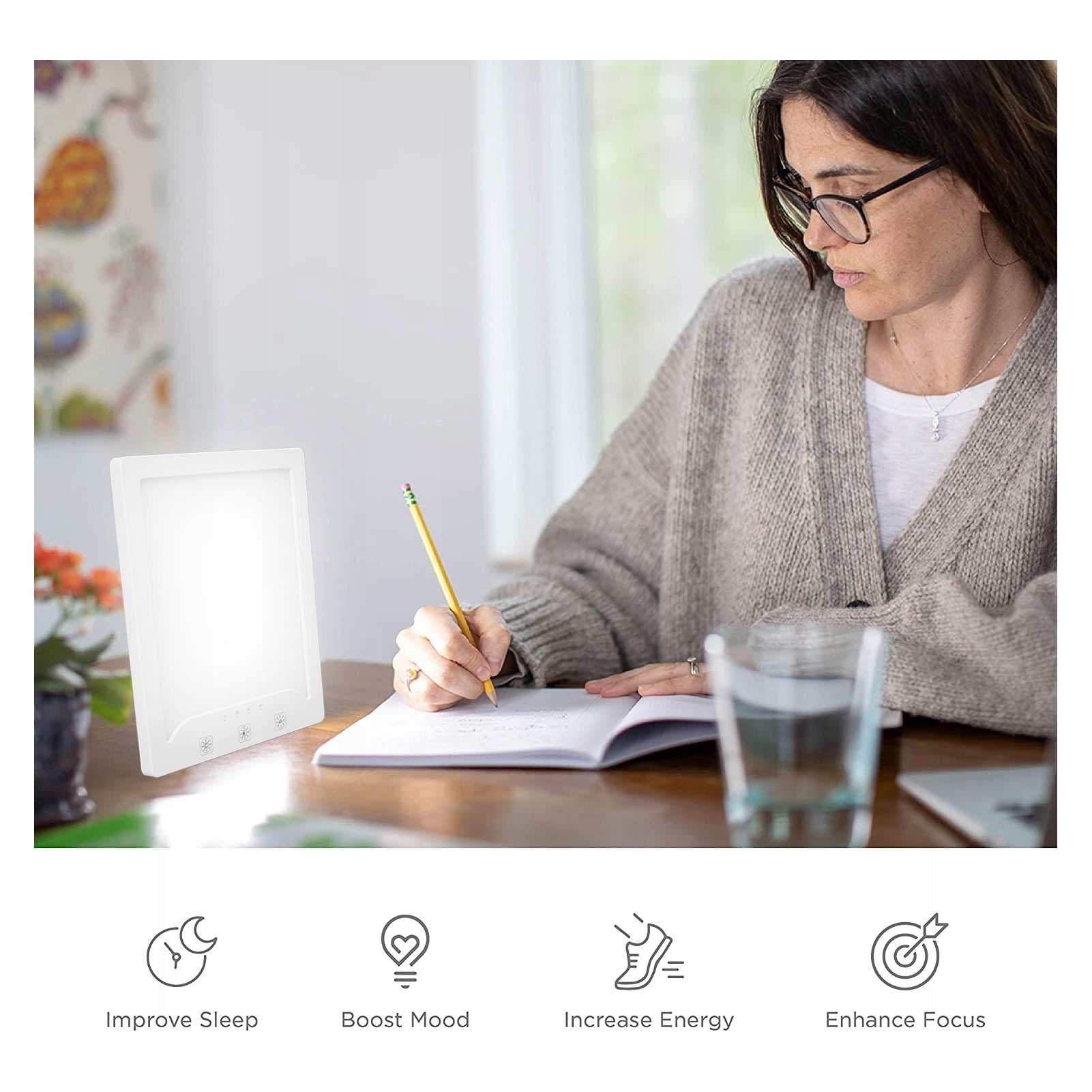 LED LAMP FOR ANTIDEPRESSANT PHYSIOTHERAPY WITHOUT UV SIMULATION OF THE SUN Medical device no