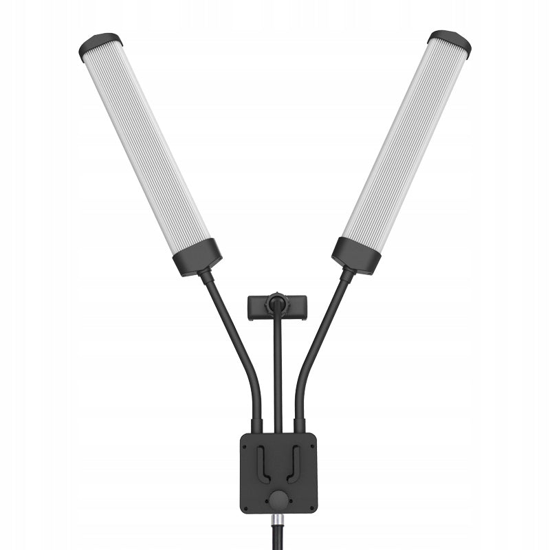 LED LAMP FOR EYELASHES AND MAKEUP, DOUBLE, WITH TRIPOD, 40W - IDEAL FOR Packaging status original