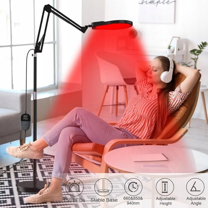 LED LAMP RED LIGHT THERAPY RED HEALING TIMER Medical device no