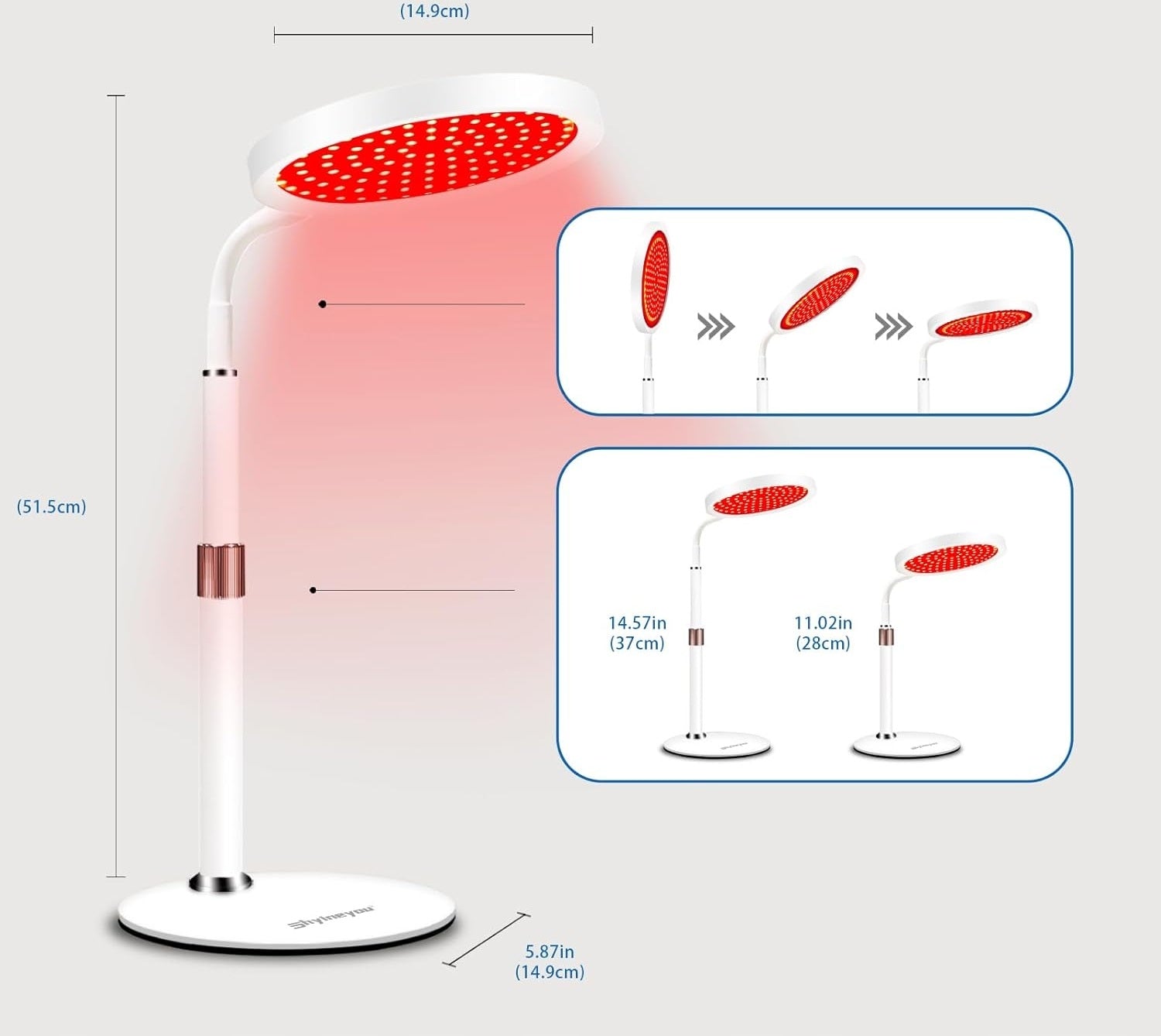 LED LAMP RED LIGHT red light therapy healing small Medical device no