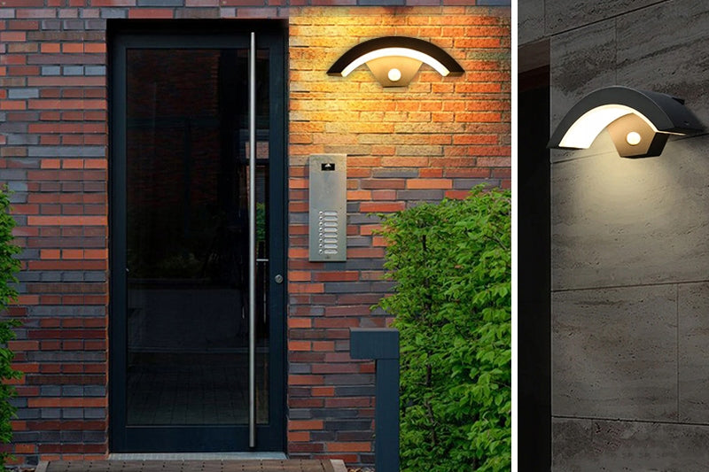 LED LAMP WITH DUSK MOTION SENSOR, OUTDOOR Brand Decorya