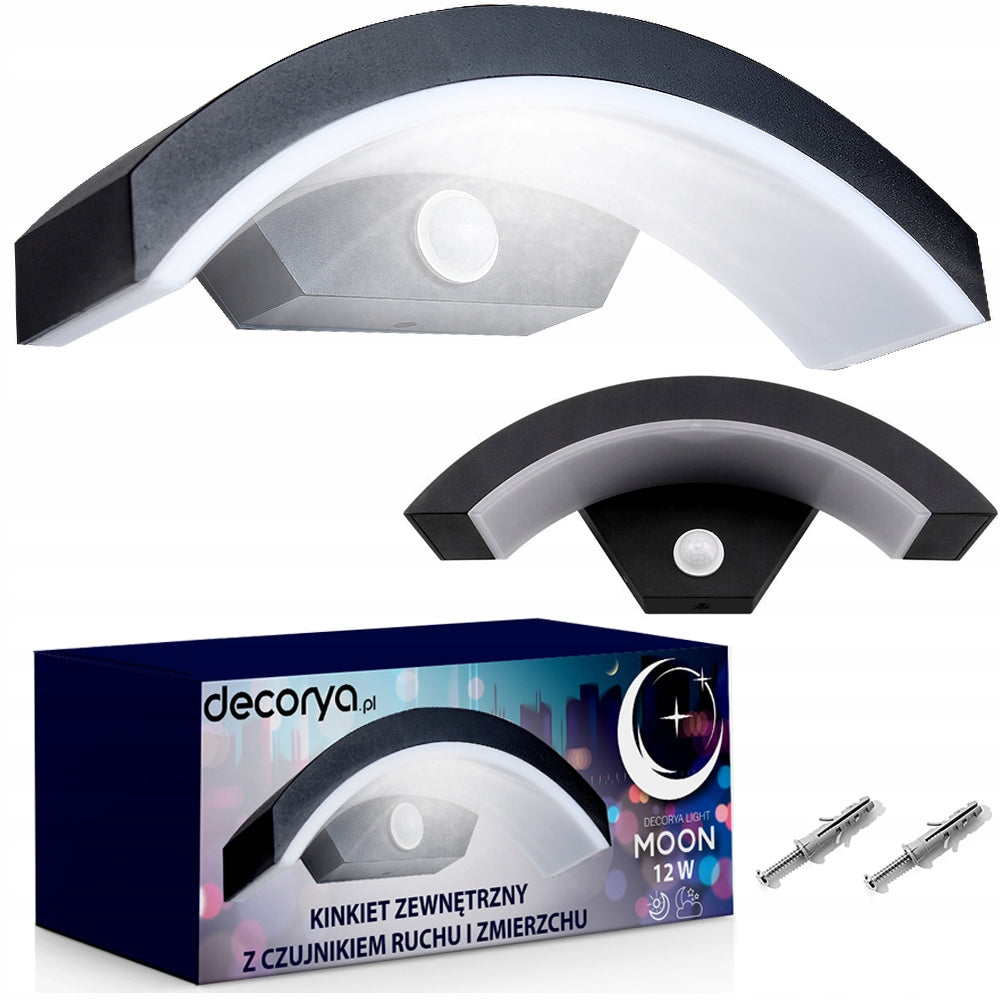 LED LAMP WITH DUSK MOTION SENSOR, OUTDOOR