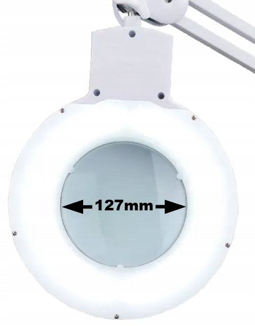 LED LAMP WITH MAGNIFYING GLASS 12 IN 5 DIOPTER DESK COSMETIC MOUNTED LED SMD EAN (GTIN) 5903849706568