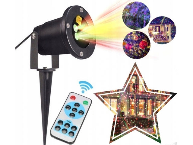 LED LASER PROJECTOR CHRISTMAS LASER PROJECTOR FOR HOME IP65 REMOTE CONTROL 400m2