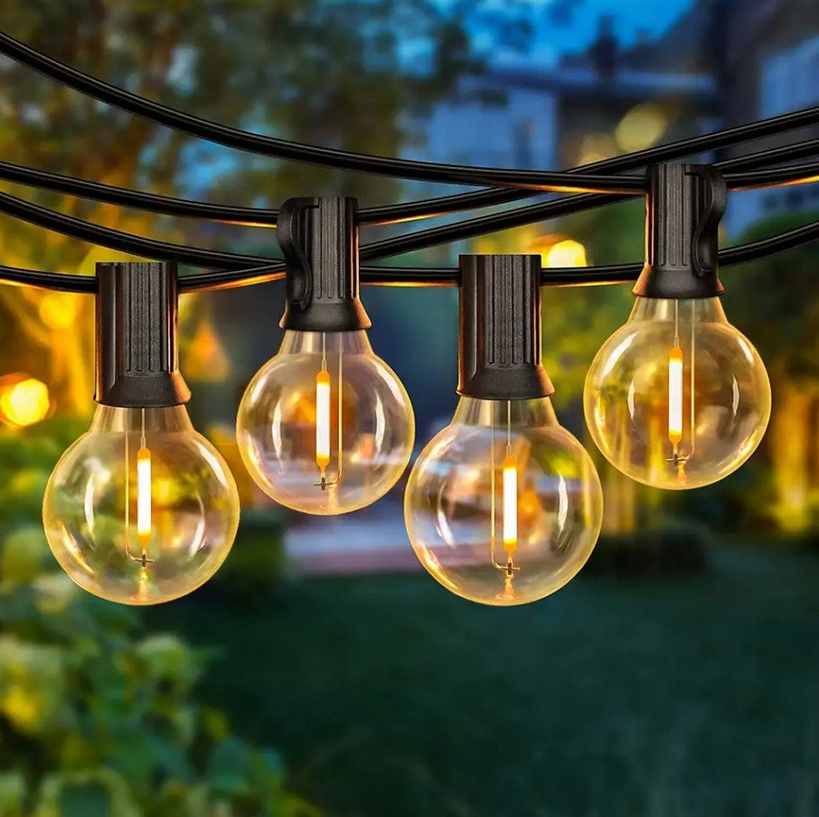 LED LIGHT GARDEN GARLAND 15M CHAIN 27x G40 BULBS + XXL CABLE Manufacturer code Girlanda Ogrodowa