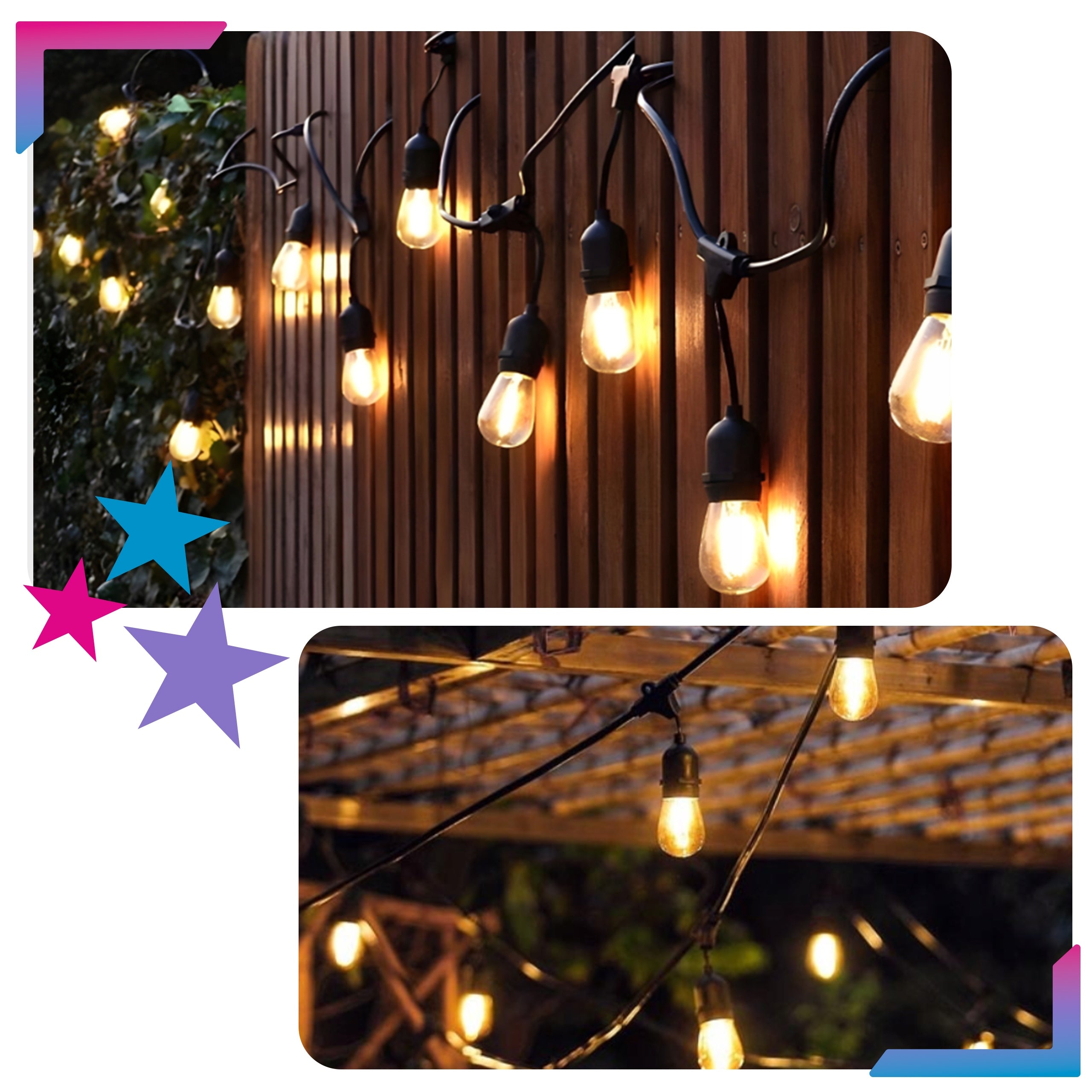 LED LIGHT GARLAND 10m GARDEN BALCONY LIGHTS FOR OUTDOOR GARDEN Manufacturer code 5906630708062