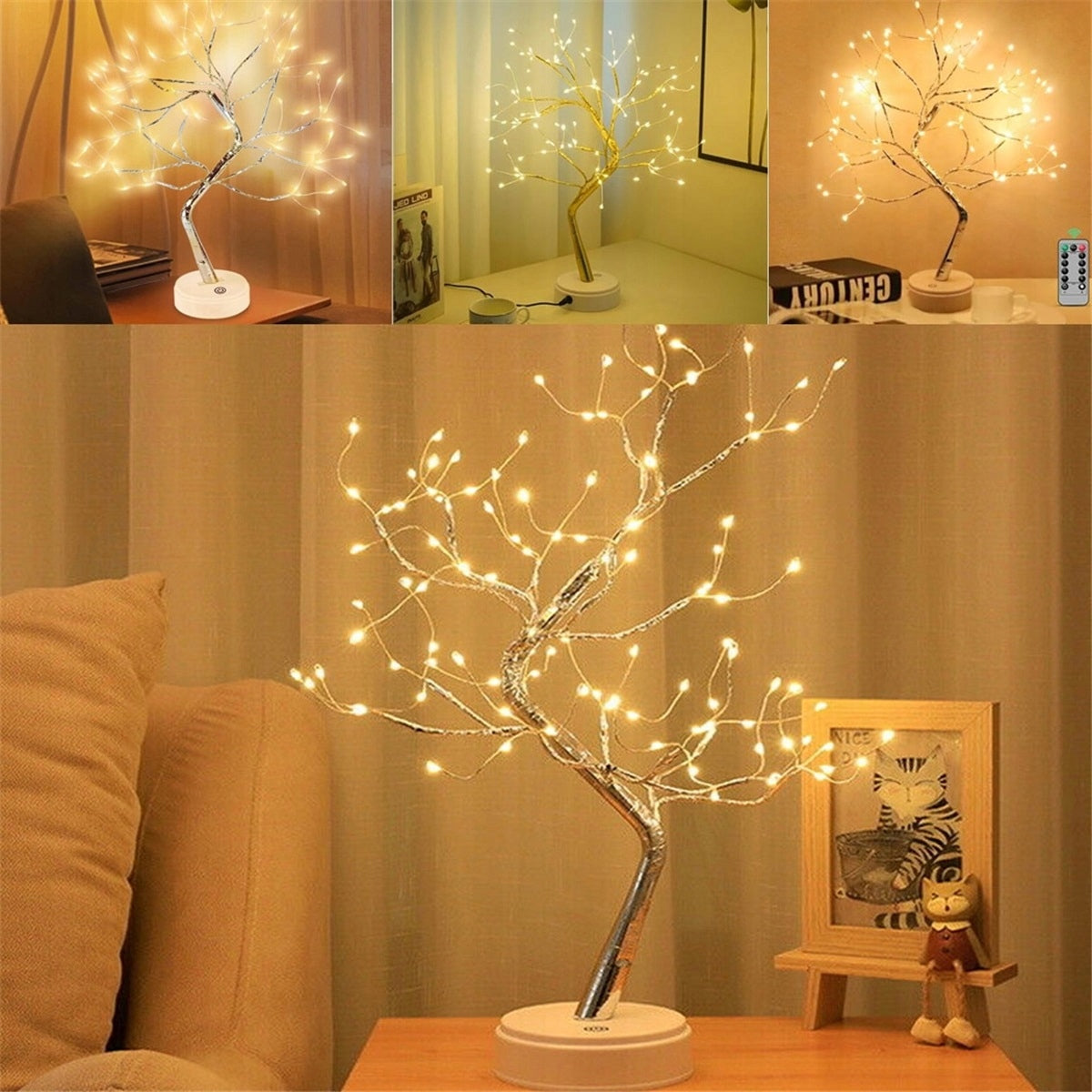 LED LIGHT TWIGS, 45 CM LED LIGHT IN THE SHAPE OF A BRANCH CHRISTMAS TREE LIGHT