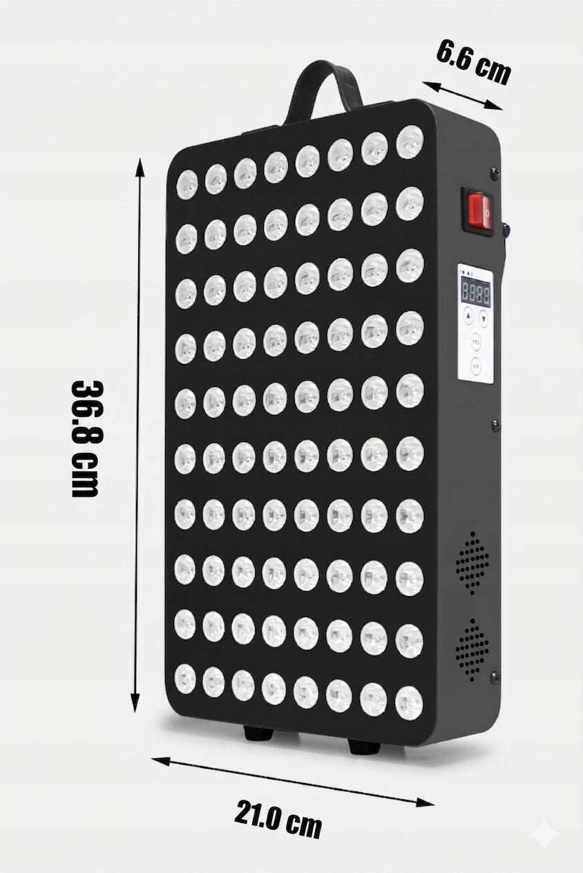 LED Lamp Red Light Therapy 660nm and Infrared 850nm Panel. Packaging status original