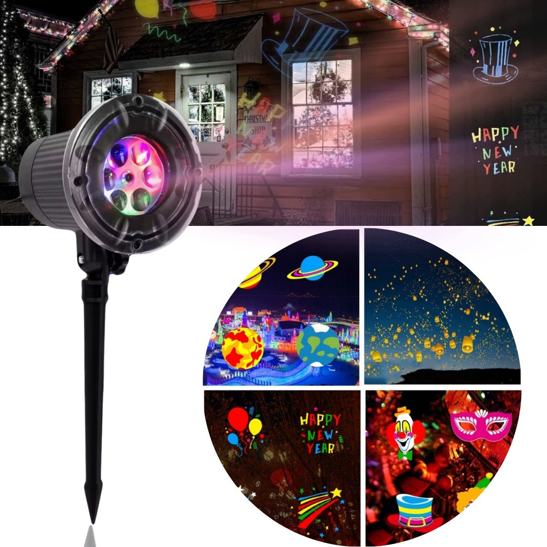 LED Laser Christmas Projector- Realistic Falling Snow Effect Manufacturer code 7069