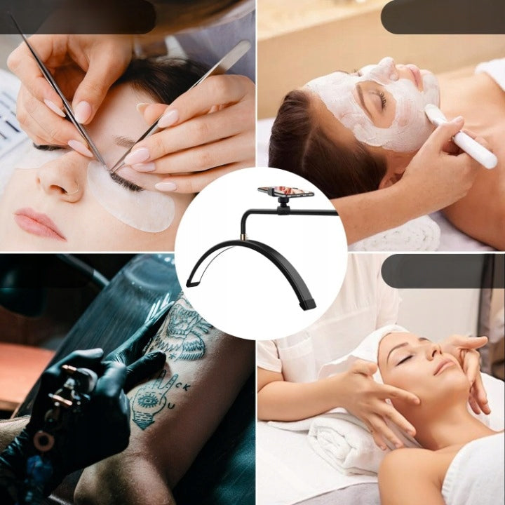 LED Nail Tattoo Eyelash Lamp with Phone Holder Adjustable Packaging status original