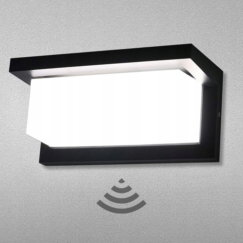 LED OUTDOOR WALL LAMP OVER ENTRANCE DOOR 18W Motion Sensor Version