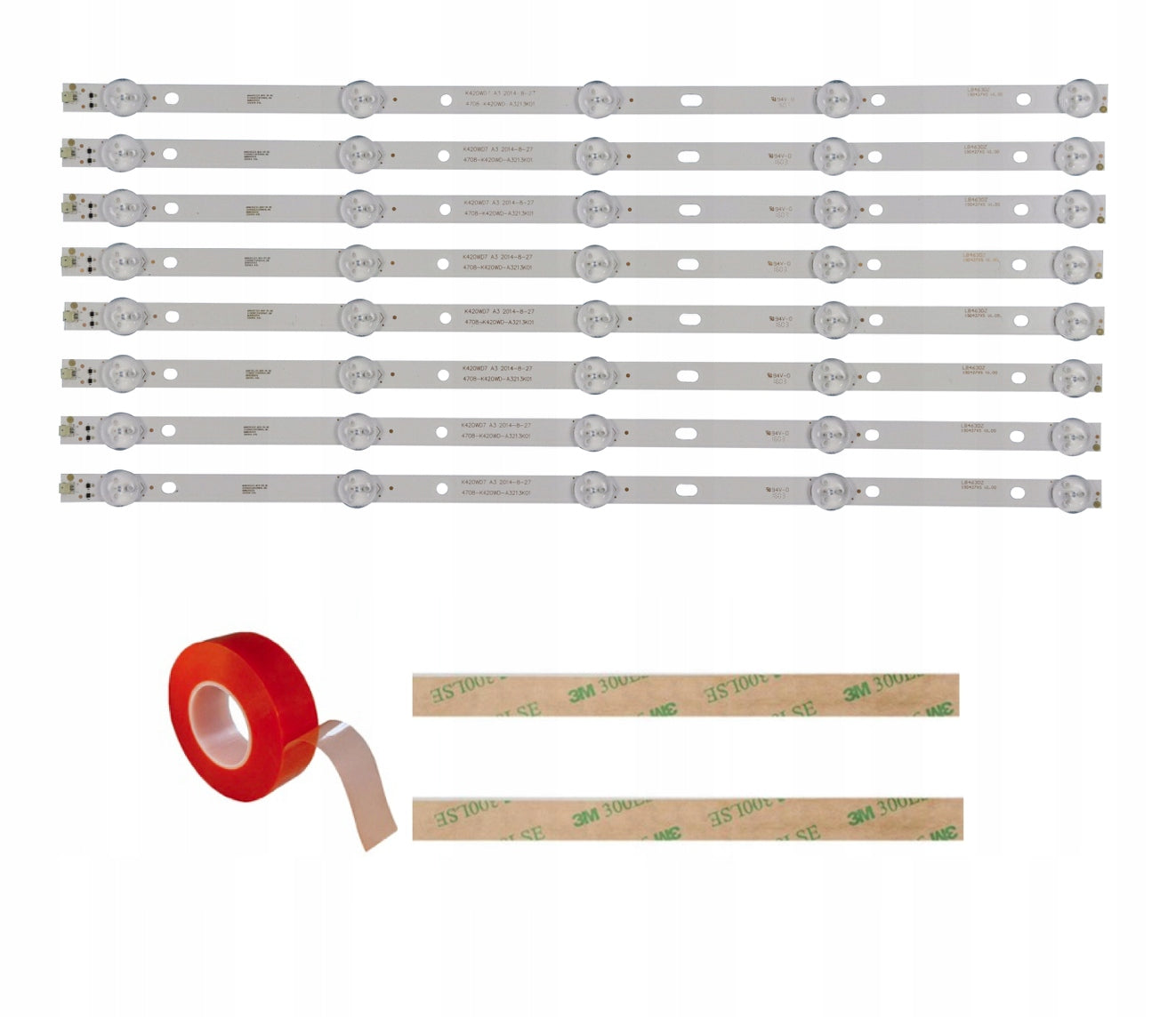 LED PHILIPS 43PFT4001/12 ALUMINIUM STRIP SET Manufacturer code LED463
